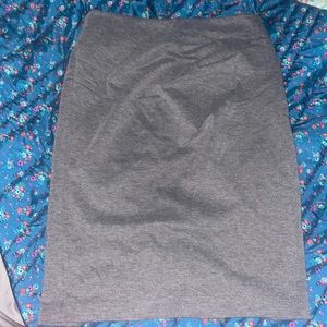 Gray Pencil Skirt Size 6 New York & Company